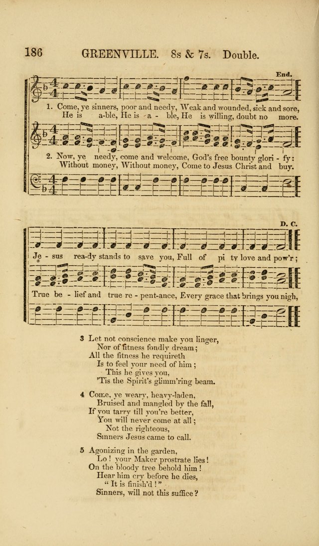 The Wesleyan Sacred Harp: a collection of choice tunes and hymns for prayer class, and camp meetings, choirs, and congregational singing page 191