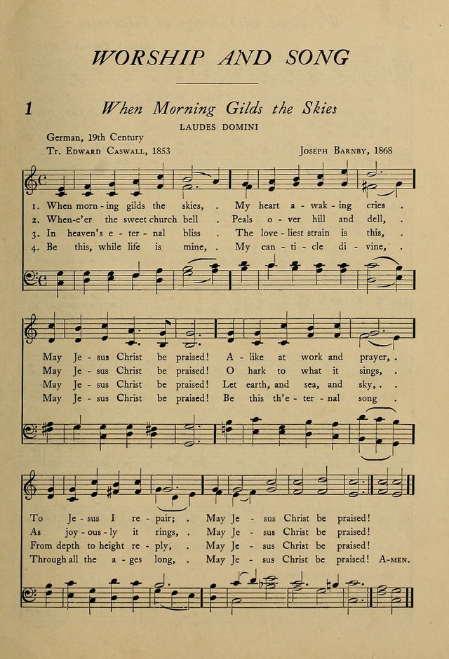 Worship and Song. (Rev. ed.) page 1