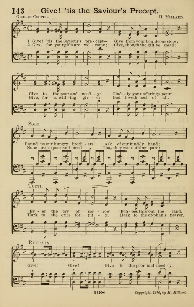 Westminster Sabbath School Hymnal, a collection of hymns and tunes for use in sabbath-schools and social meetings page 109