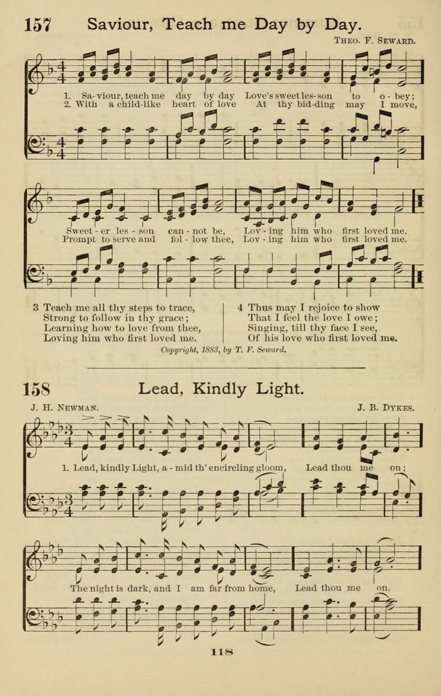 Westminster Sabbath School Hymnal, a collection of hymns and tunes for use in sabbath-schools and social meetings page 119