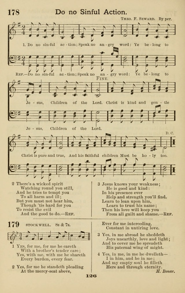 Westminster Sabbath School Hymnal, a collection of hymns and tunes for use in sabbath-schools and social meetings page 127