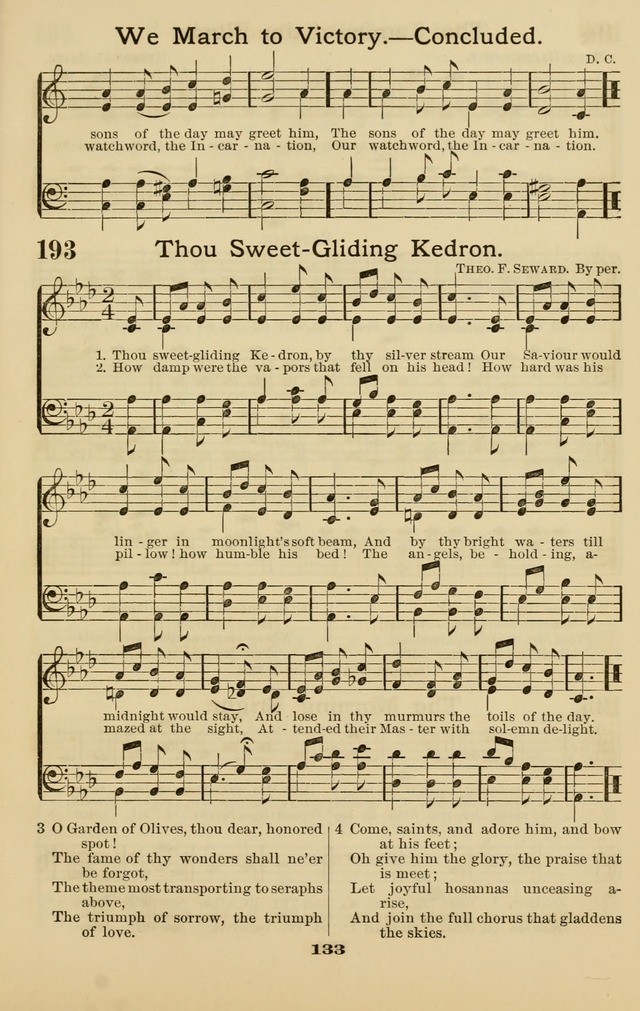 Westminster Sabbath School Hymnal, a collection of hymns and tunes for use in sabbath-schools and social meetings page 134