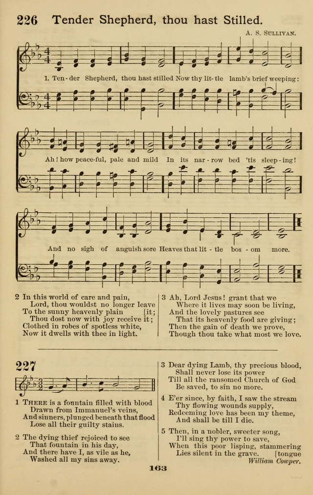 Westminster Sabbath School Hymnal, a collection of hymns and tunes for use in sabbath-schools and social meetings page 164