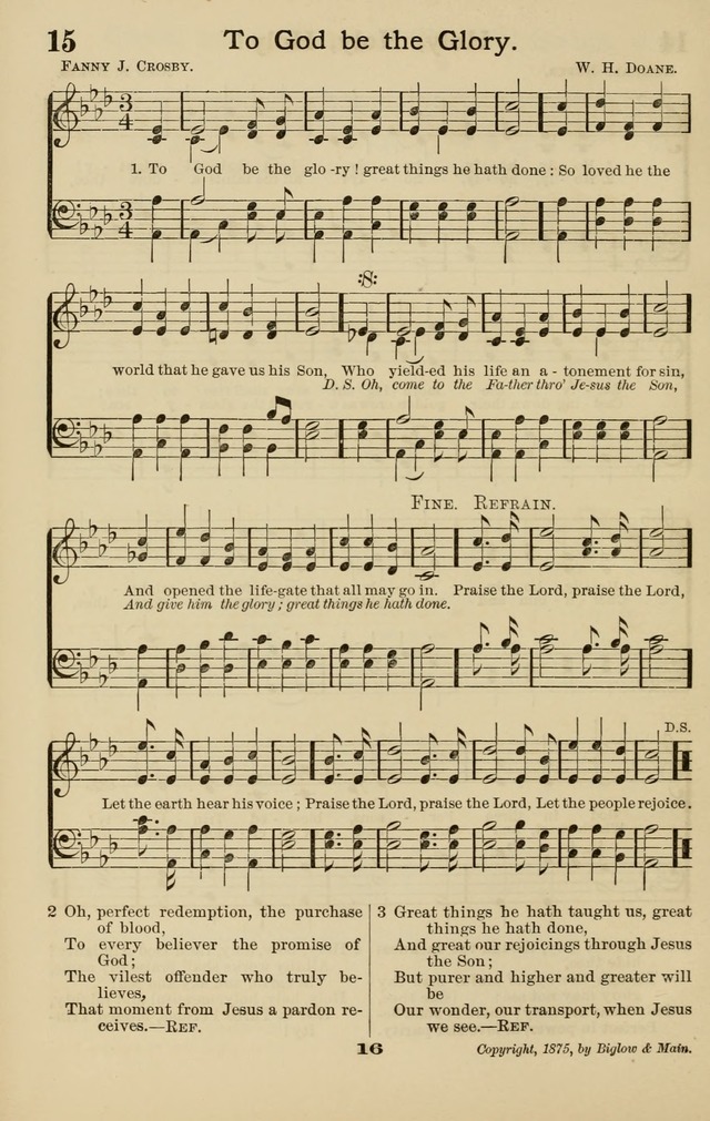 Westminster Sabbath School Hymnal, a collection of hymns and tunes for use in sabbath-schools and social meetings page 17