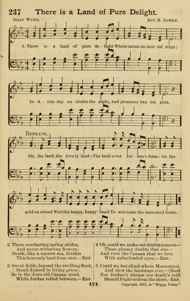 Westminster Sabbath School Hymnal, a collection of hymns and tunes for use in sabbath-schools and social meetings page 172
