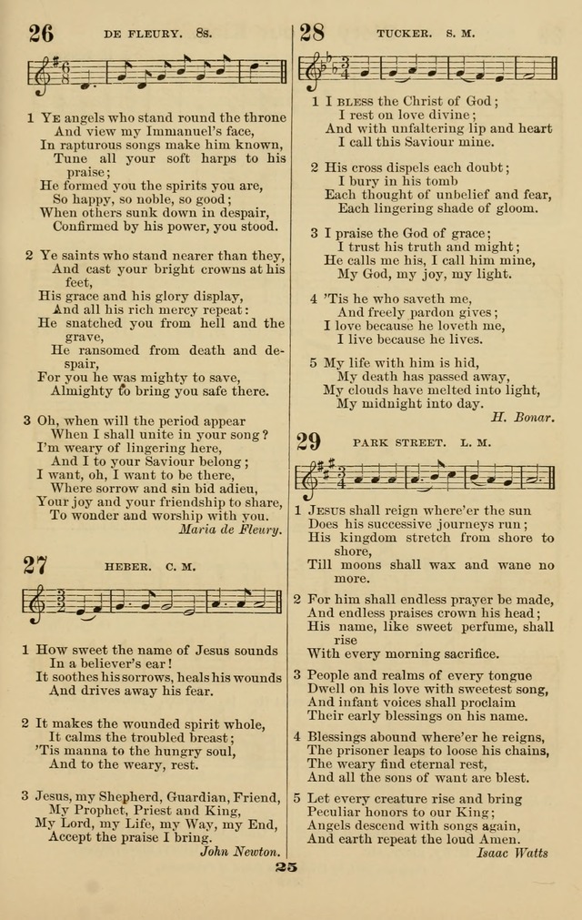 Westminster Sabbath School Hymnal, a collection of hymns and tunes for use in sabbath-schools and social meetings page 26