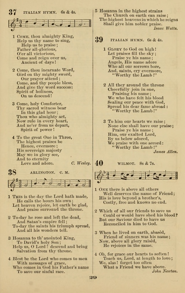 Westminster Sabbath School Hymnal, a collection of hymns and tunes for use in sabbath-schools and social meetings page 30
