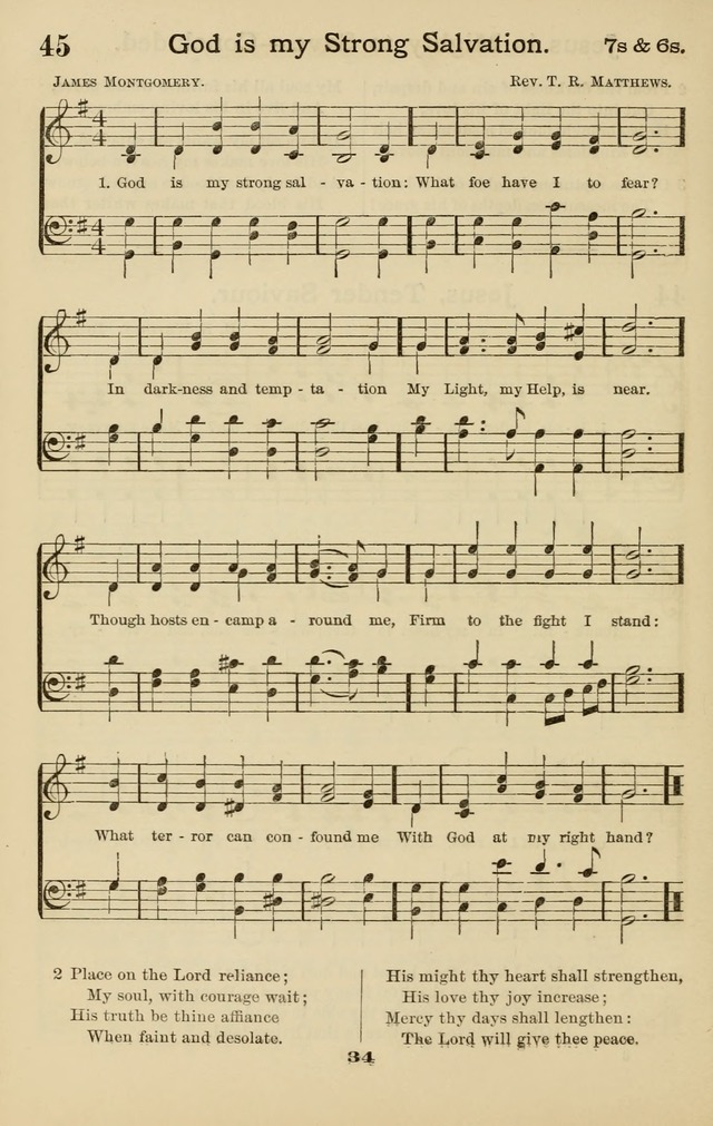 Westminster Sabbath School Hymnal, a collection of hymns and tunes for use in sabbath-schools and social meetings page 35