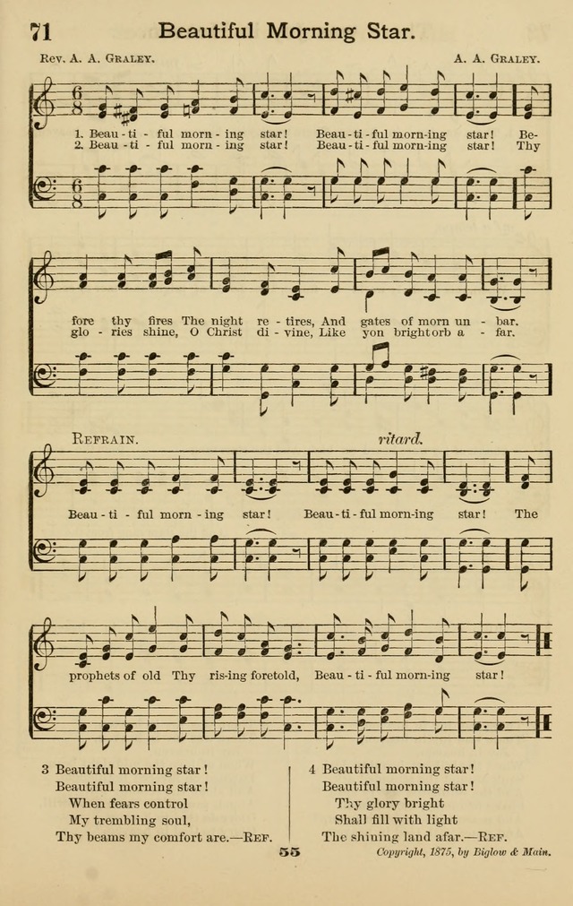 Westminster Sabbath School Hymnal, a collection of hymns and tunes for use in sabbath-schools and social meetings page 56