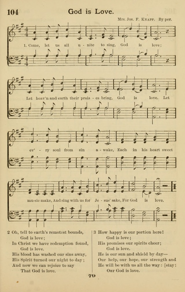 Westminster Sabbath School Hymnal, a collection of hymns and tunes for use in sabbath-schools and social meetings page 80