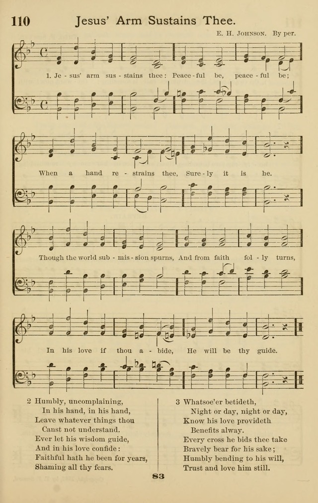 Westminster Sabbath School Hymnal, a collection of hymns and tunes for use in sabbath-schools and social meetings page 84