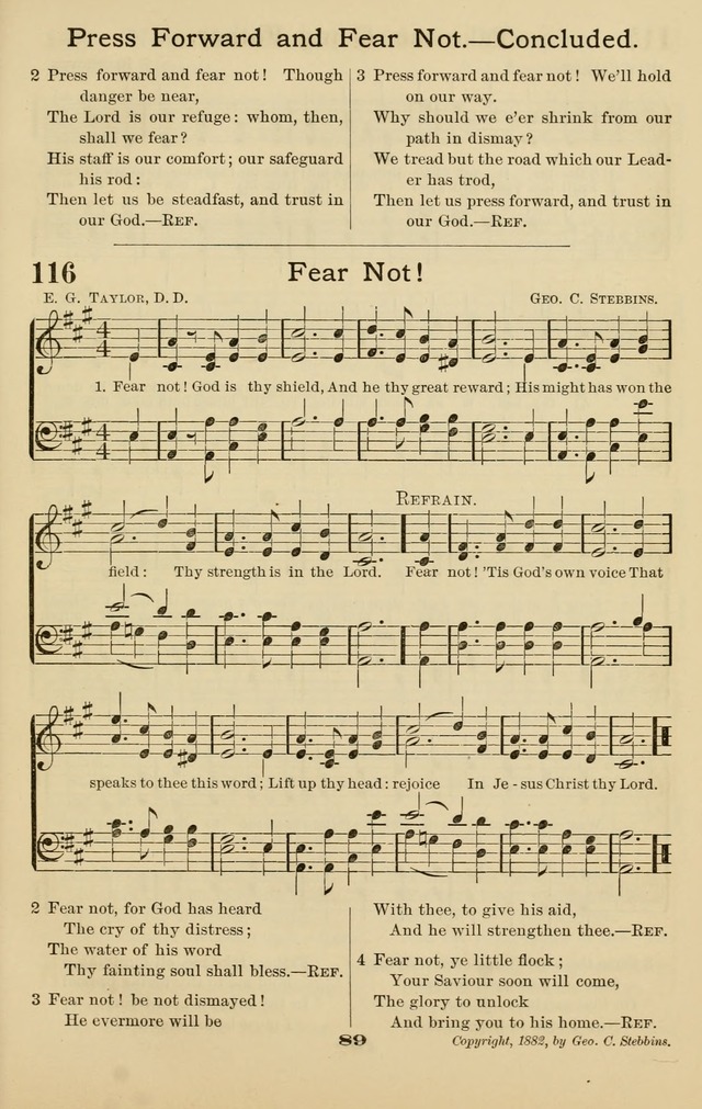Westminster Sabbath School Hymnal, a collection of hymns and tunes for use in sabbath-schools and social meetings page 90