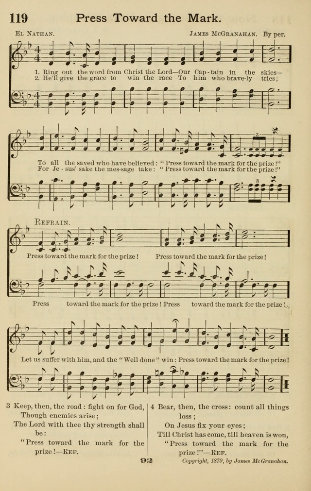Westminster Sabbath School Hymnal, a collection of hymns and tunes for use in sabbath-schools and social meetings page 93
