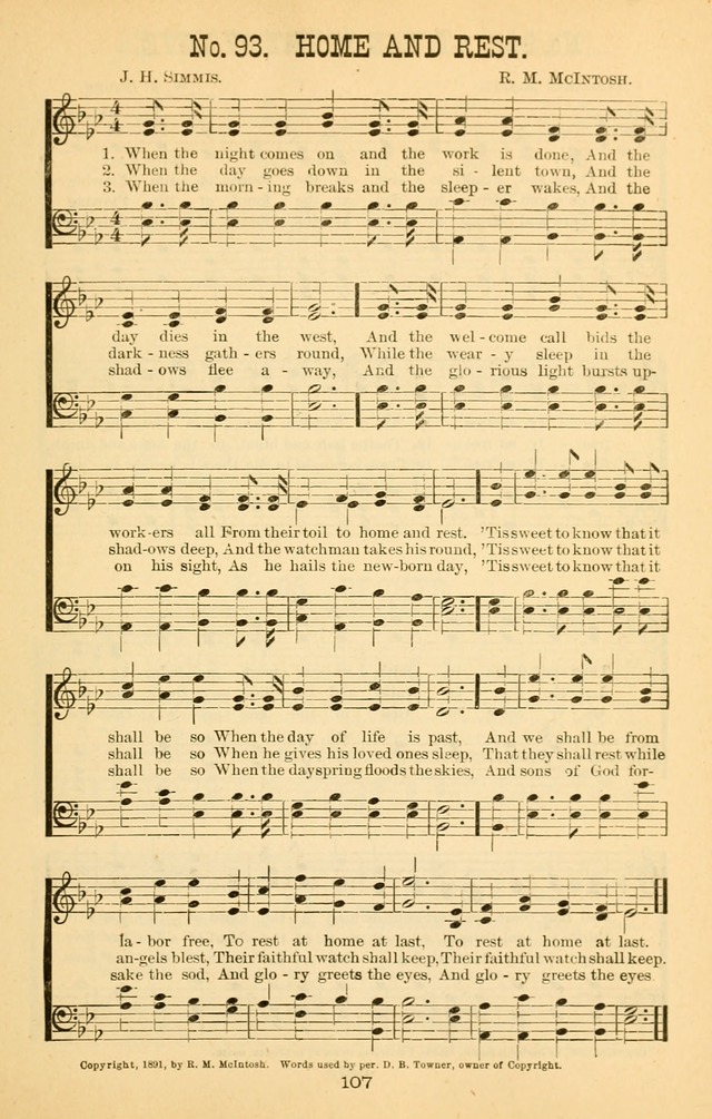 Words of Truth: a collection of hymns and tunes for Sunday schools and other occasions of Christian work and worship page 114