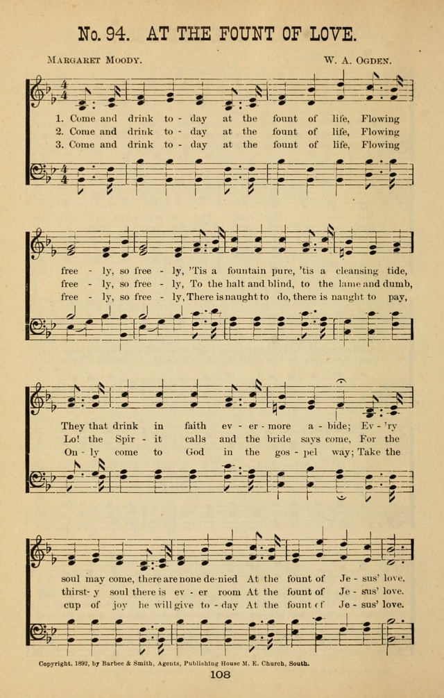 Words of Truth: a collection of hymns and tunes for Sunday schools and other occasions of Christian work and worship page 115