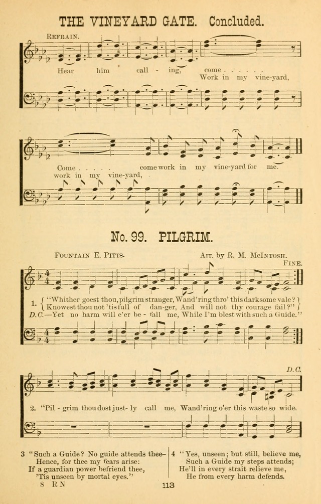 Words of Truth: a collection of hymns and tunes for Sunday schools and other occasions of Christian work and worship page 120