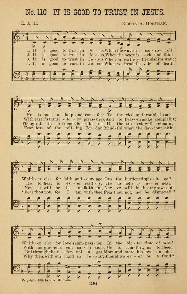 Words of Truth: a collection of hymns and tunes for Sunday schools and other occasions of Christian work and worship page 133