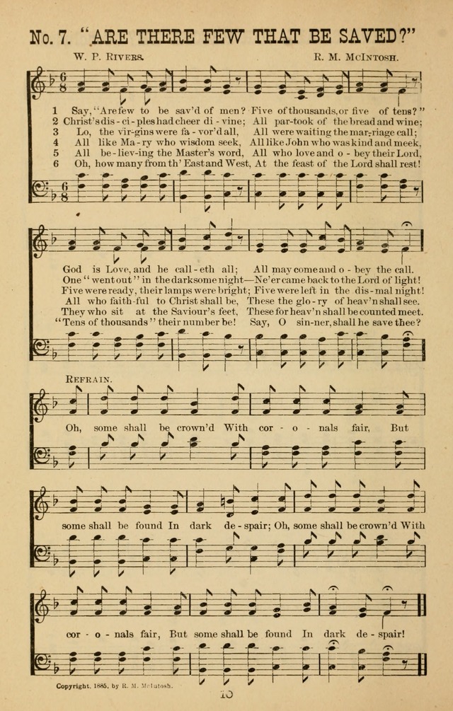 Words of Truth: a collection of hymns and tunes for Sunday schools and other occasions of Christian work and worship page 17
