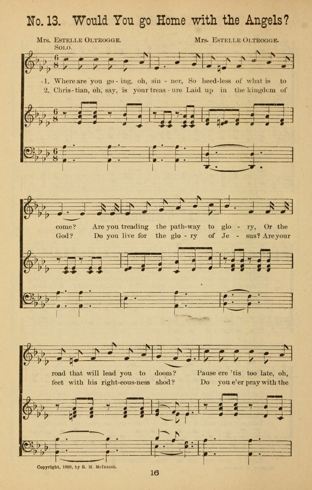 Words of Truth: a collection of hymns and tunes for Sunday schools and other occasions of Christian work and worship page 23