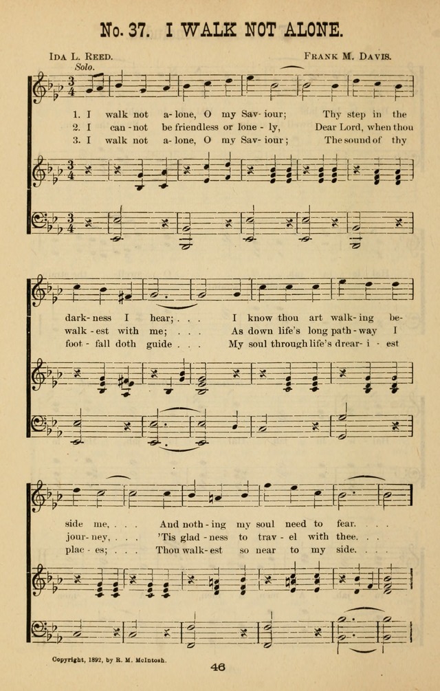 Words of Truth: a collection of hymns and tunes for Sunday schools and other occasions of Christian work and worship page 53