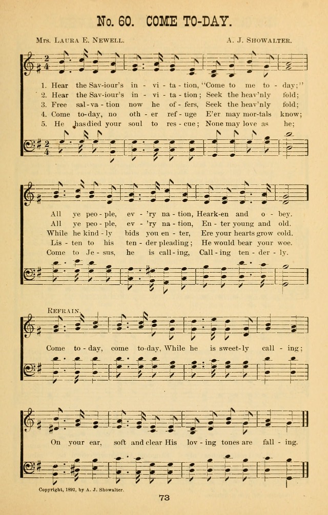 Words of Truth: a collection of hymns and tunes for Sunday schools and other occasions of Christian work and worship page 80