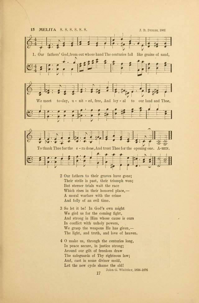 War-Time Hymns page 17