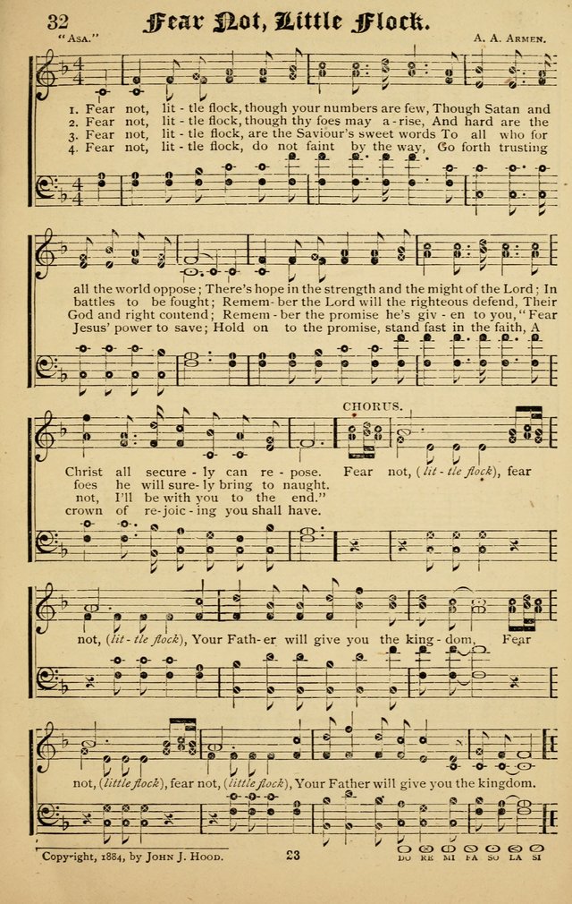 The Welcome Voice: a collection of gospel hymns and songs page 23