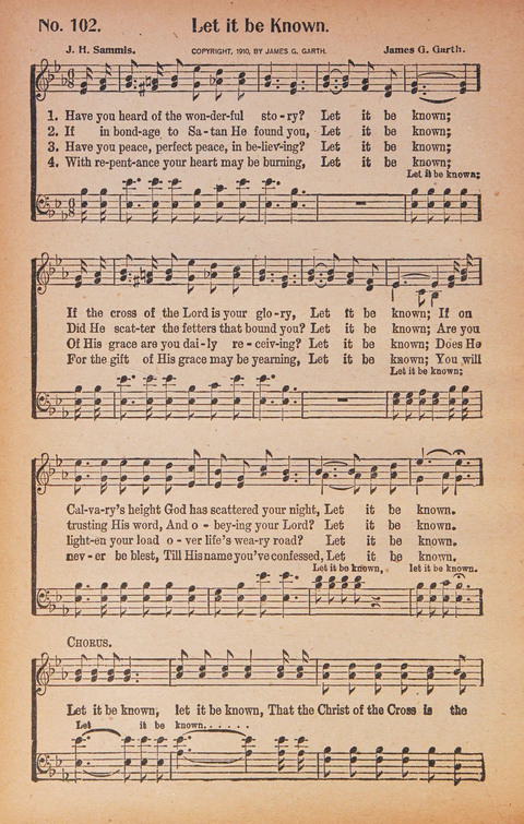World Wide Revival Songs: for the Church, Sunday School and Evangelistic Meetings page 102