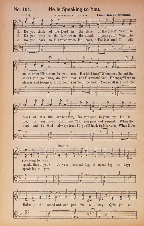 World Wide Revival Songs: for the Church, Sunday School and Evangelistic Meetings page 104