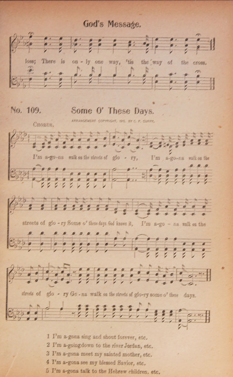 World Wide Revival Songs: for the Church, Sunday School and Evangelistic Meetings page 109