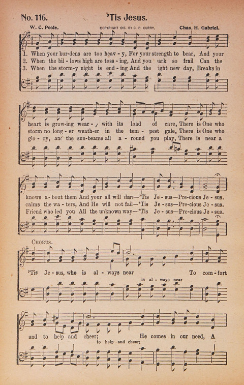 World Wide Revival Songs: for the Church, Sunday School and Evangelistic Meetings page 116