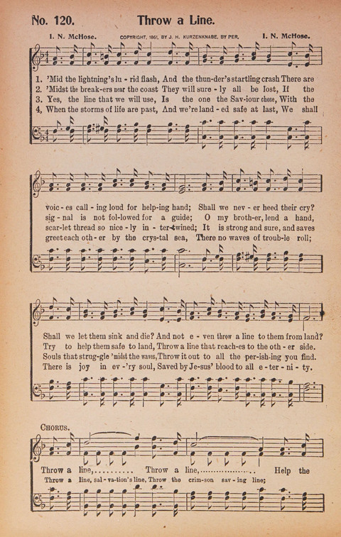 World Wide Revival Songs: for the Church, Sunday School and Evangelistic Meetings page 120