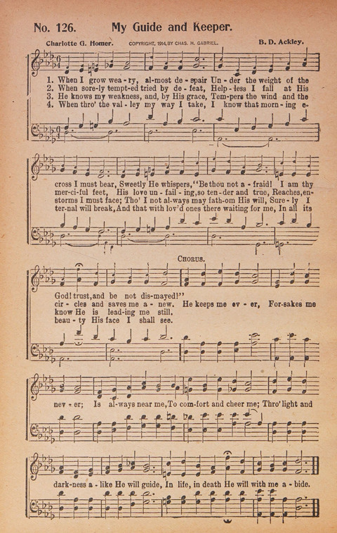 World Wide Revival Songs: for the Church, Sunday School and Evangelistic Meetings page 126