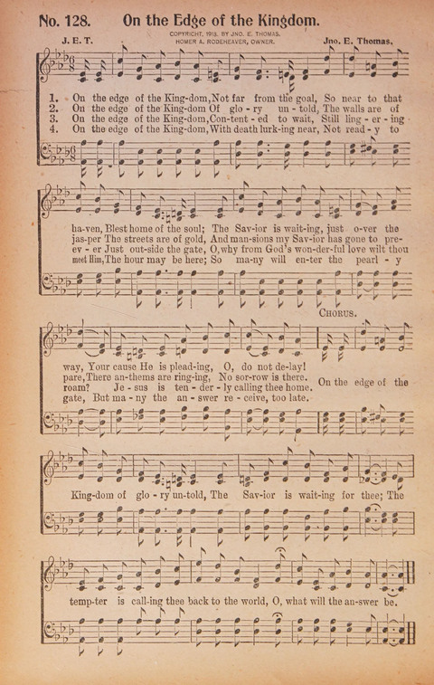 World Wide Revival Songs: for the Church, Sunday School and Evangelistic Meetings page 128