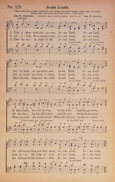 World Wide Revival Songs: for the Church, Sunday School and Evangelistic Meetings page 129