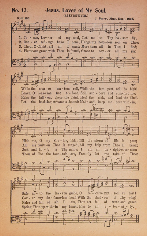 World Wide Revival Songs: for the Church, Sunday School and Evangelistic Meetings page 13