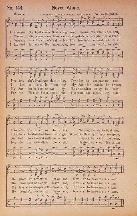 World Wide Revival Songs: for the Church, Sunday School and Evangelistic Meetings page 144