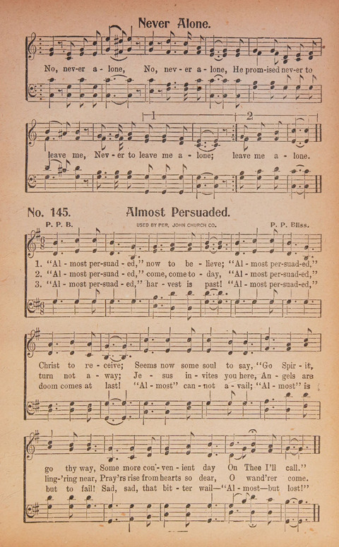 World Wide Revival Songs: for the Church, Sunday School and Evangelistic Meetings page 145