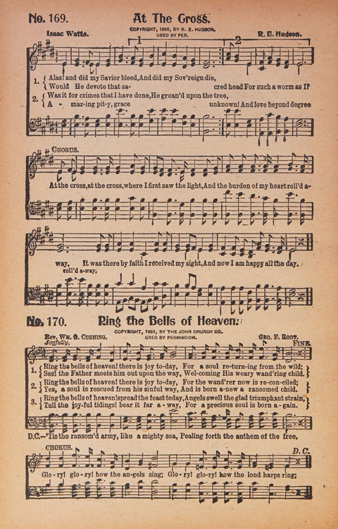 World Wide Revival Songs: for the Church, Sunday School and Evangelistic Meetings page 166