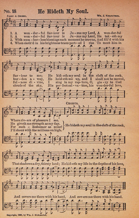World Wide Revival Songs: for the Church, Sunday School and Evangelistic Meetings page 18