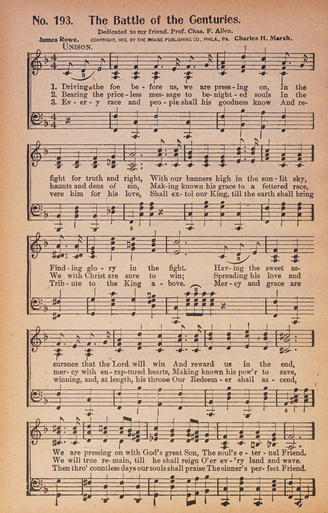 World Wide Revival Songs: for the Church, Sunday School and Evangelistic Meetings page 192