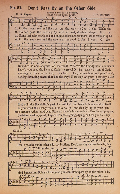 World Wide Revival Songs: for the Church, Sunday School and Evangelistic Meetings page 51