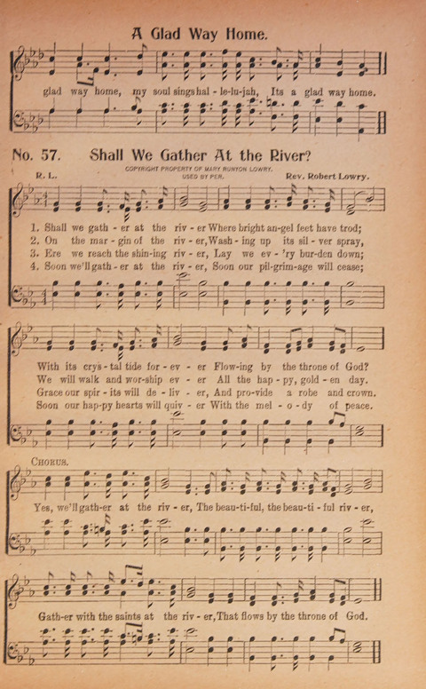 World Wide Revival Songs: for the Church, Sunday School and Evangelistic Meetings page 57