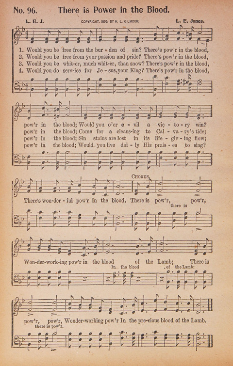 World Wide Revival Songs: for the Church, Sunday School and Evangelistic Meetings page 96