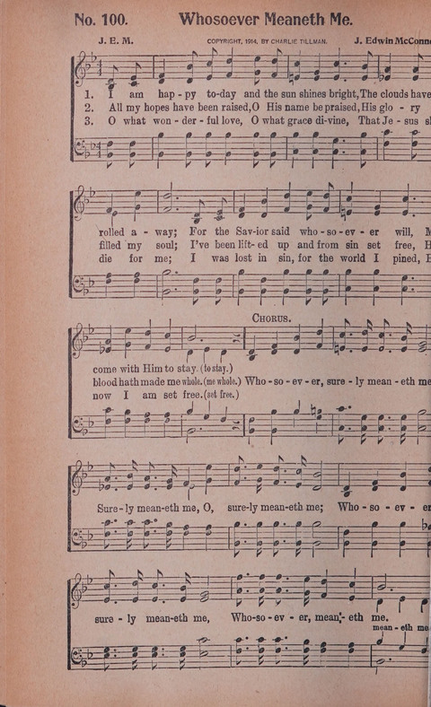 World Wide Revival Songs No. 2: for the Church, Sunday school and Evangelistic Campains page 100