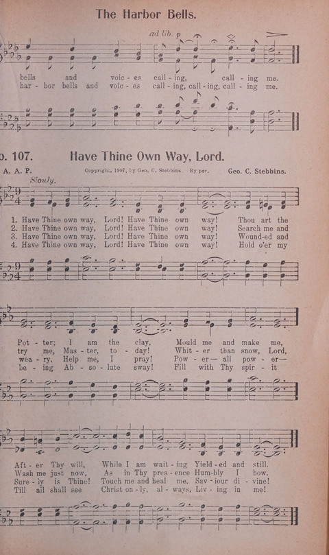 World Wide Revival Songs No. 2: for the Church, Sunday school and Evangelistic Campains page 107