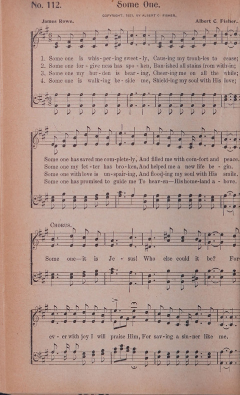 World Wide Revival Songs No. 2: for the Church, Sunday school and Evangelistic Campains page 112