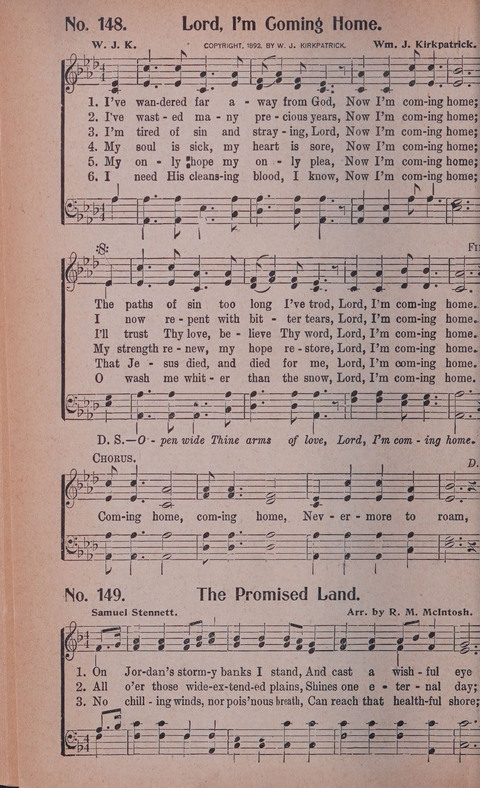 World Wide Revival Songs No. 2: for the Church, Sunday school and Evangelistic Campains page 148