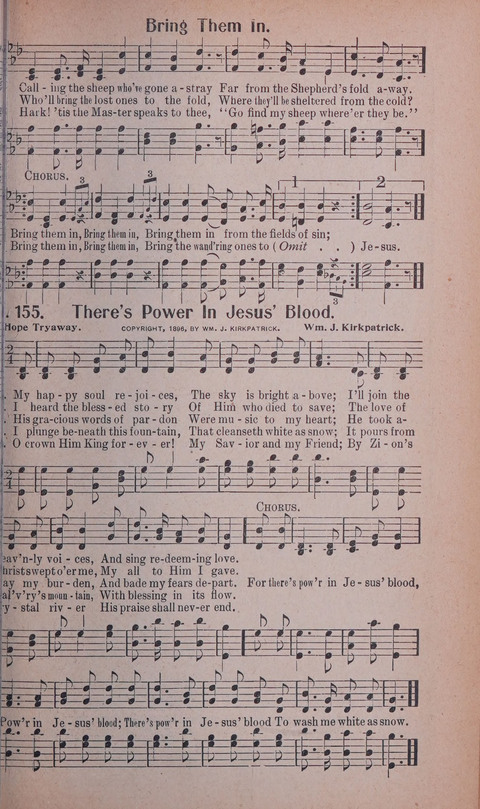 World Wide Revival Songs No. 2: for the Church, Sunday school and Evangelistic Campains page 153