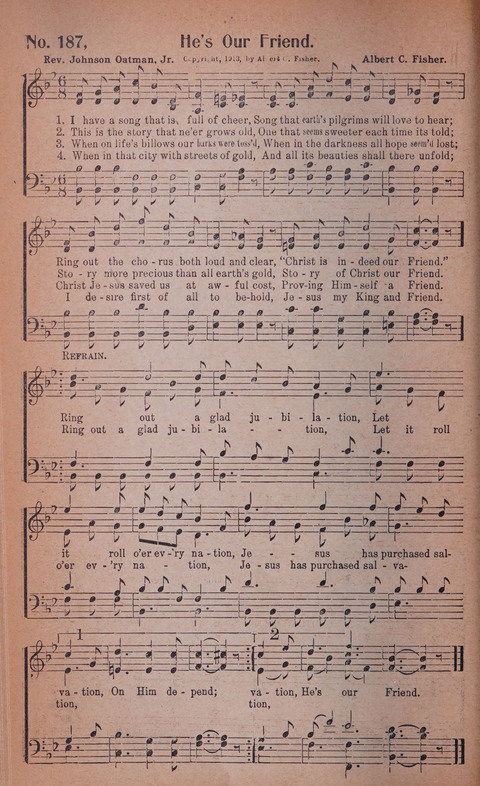 World Wide Revival Songs No. 2: for the Church, Sunday school and Evangelistic Campains page 182